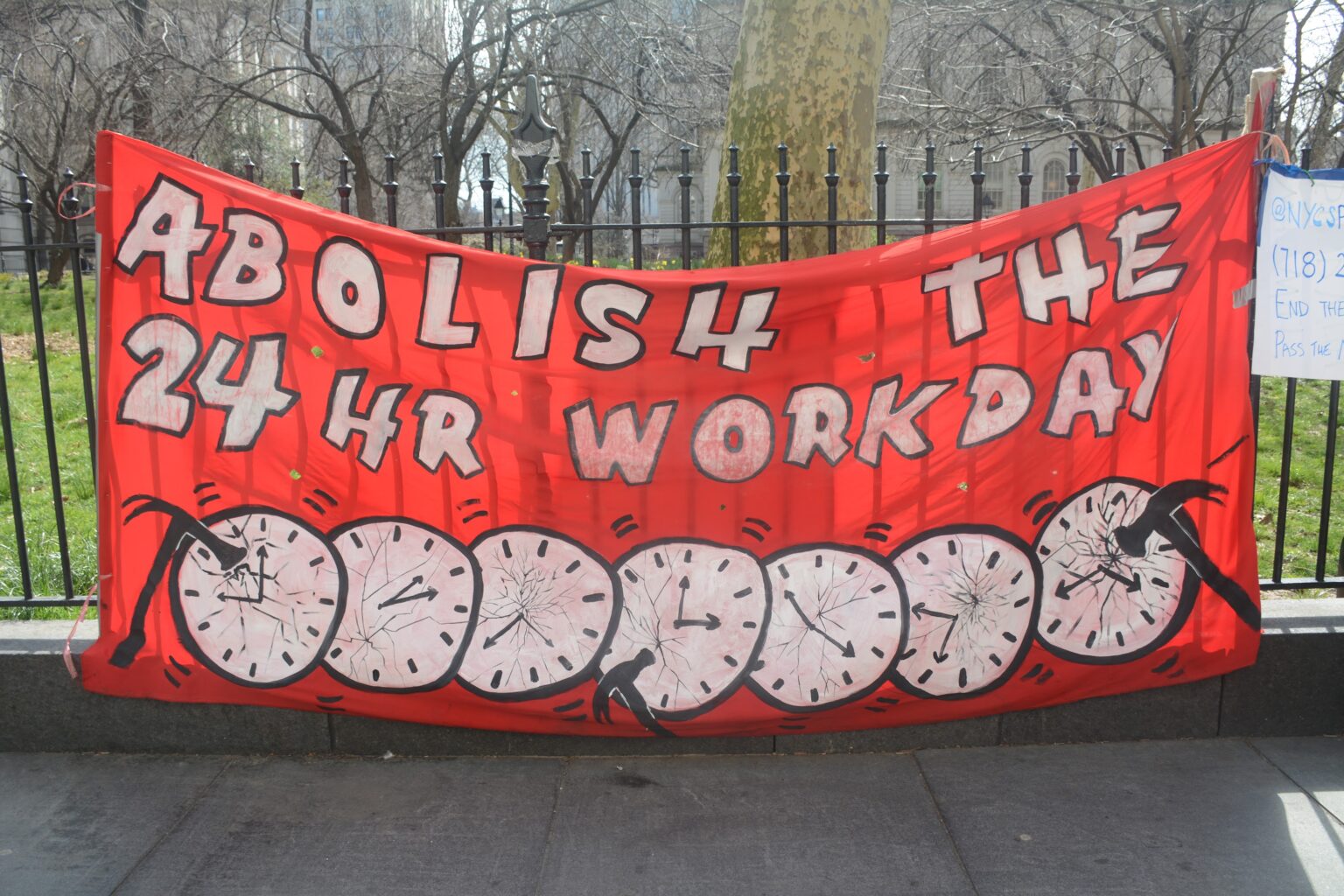 NYC Home Health Aides Protest Against 24-Hour Workday