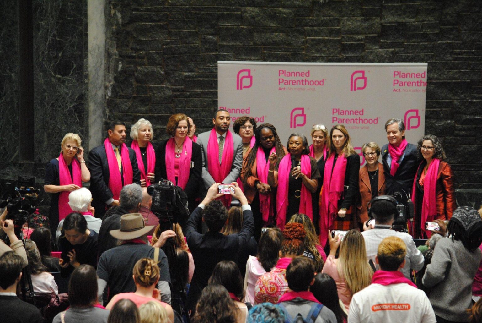 Pink Scarves and Optimism Empower Planned Parenthood’s Day of Action 2025